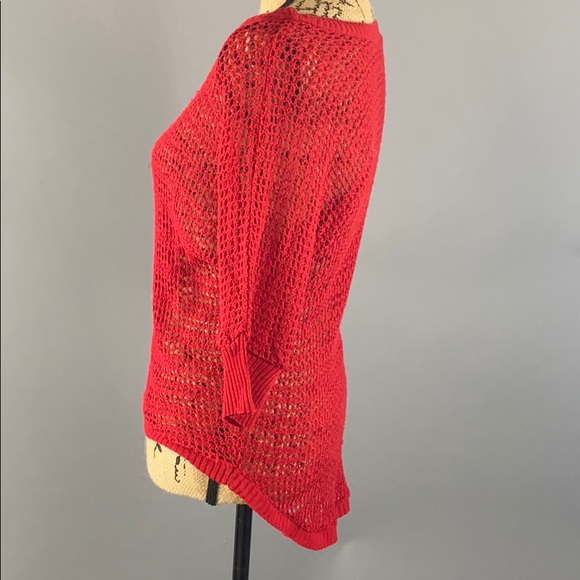 Red Knit Top - Picture 4 of 5